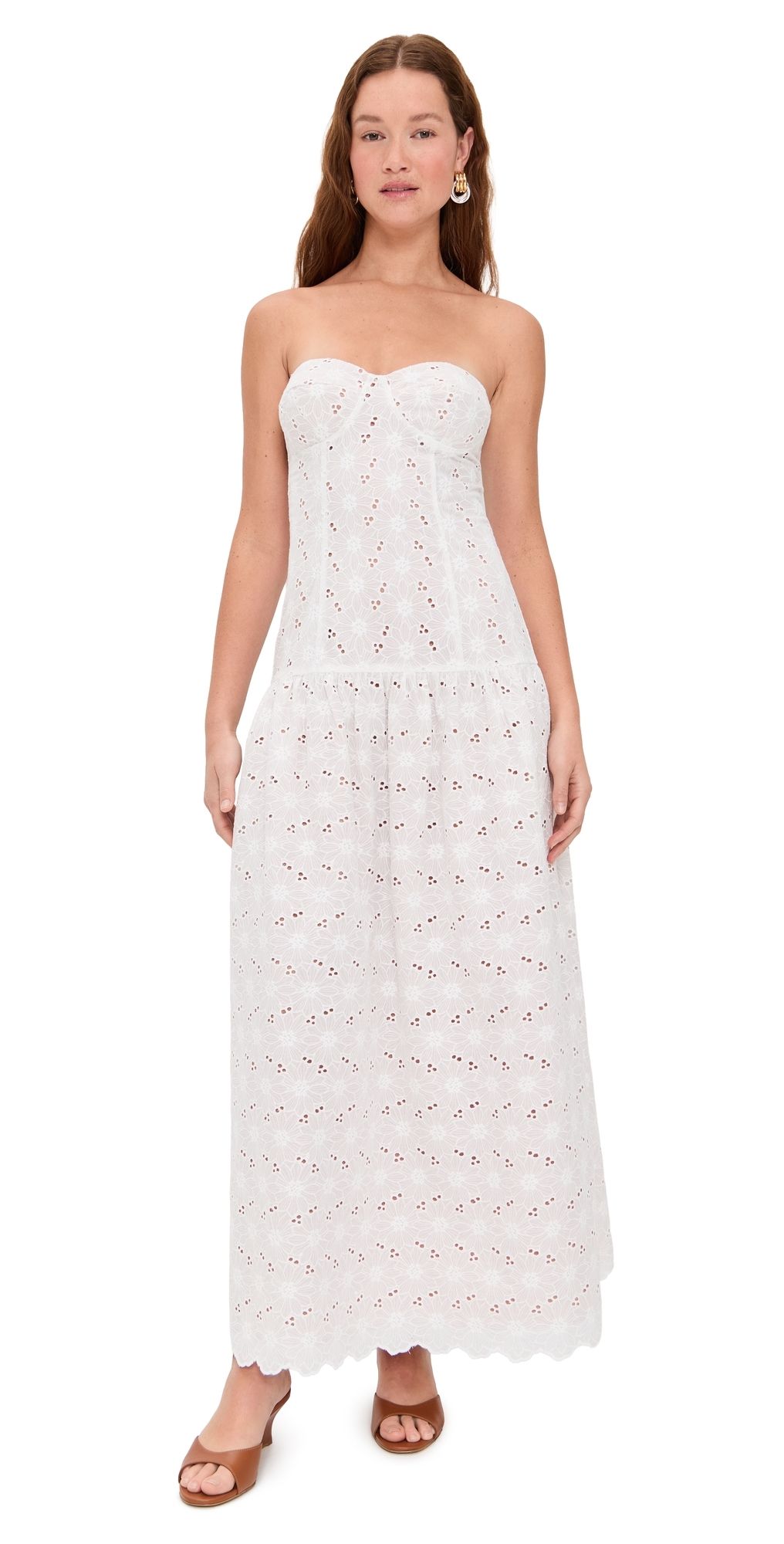 o. p.t Damaris Dress White Eyelet 12
