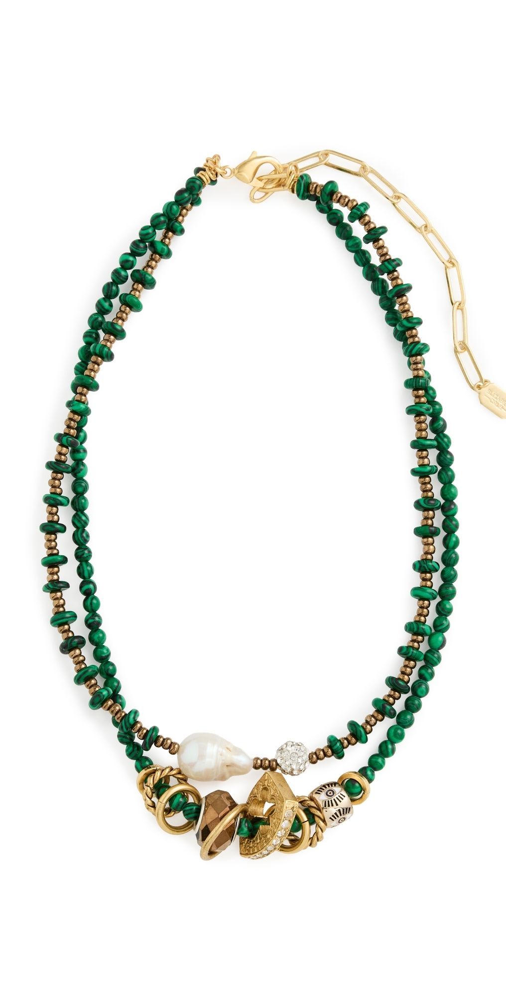 Elizabeth Cole Alona Necklace Jade One Size