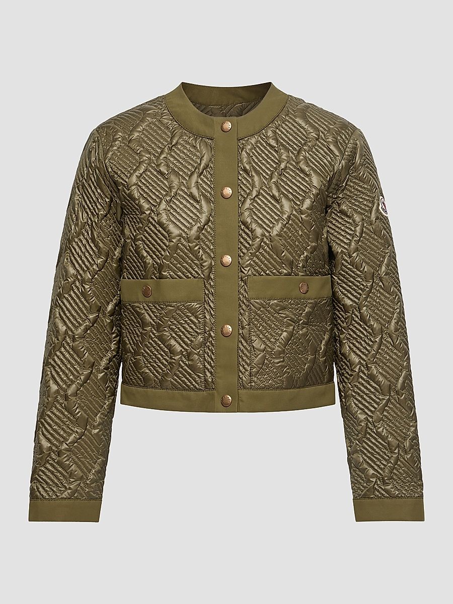 Women's Libellule Puffer Coat - Olive Green - Size XL