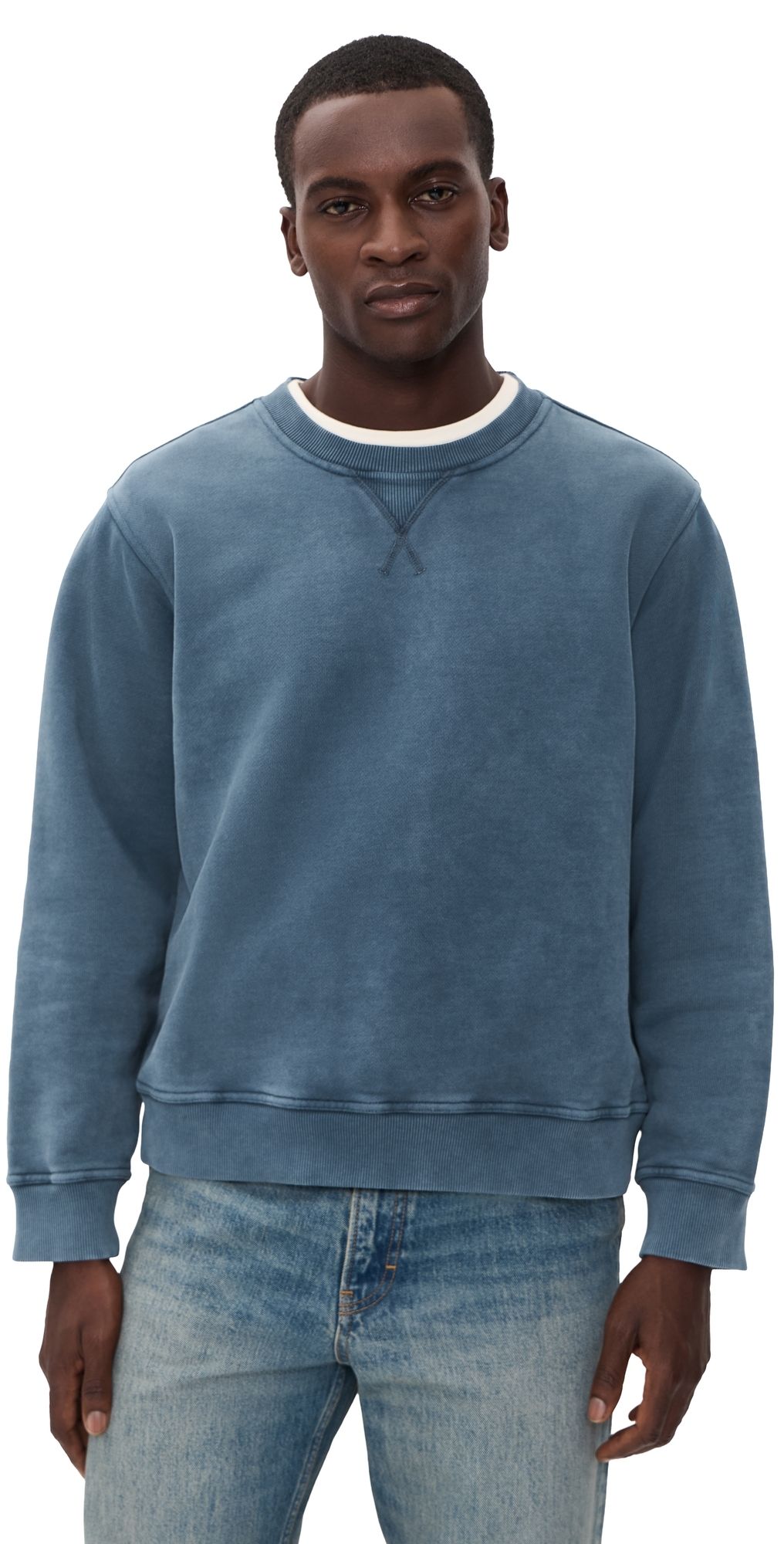 Corridor French Terry Crewneck Sweatshirt Navy S