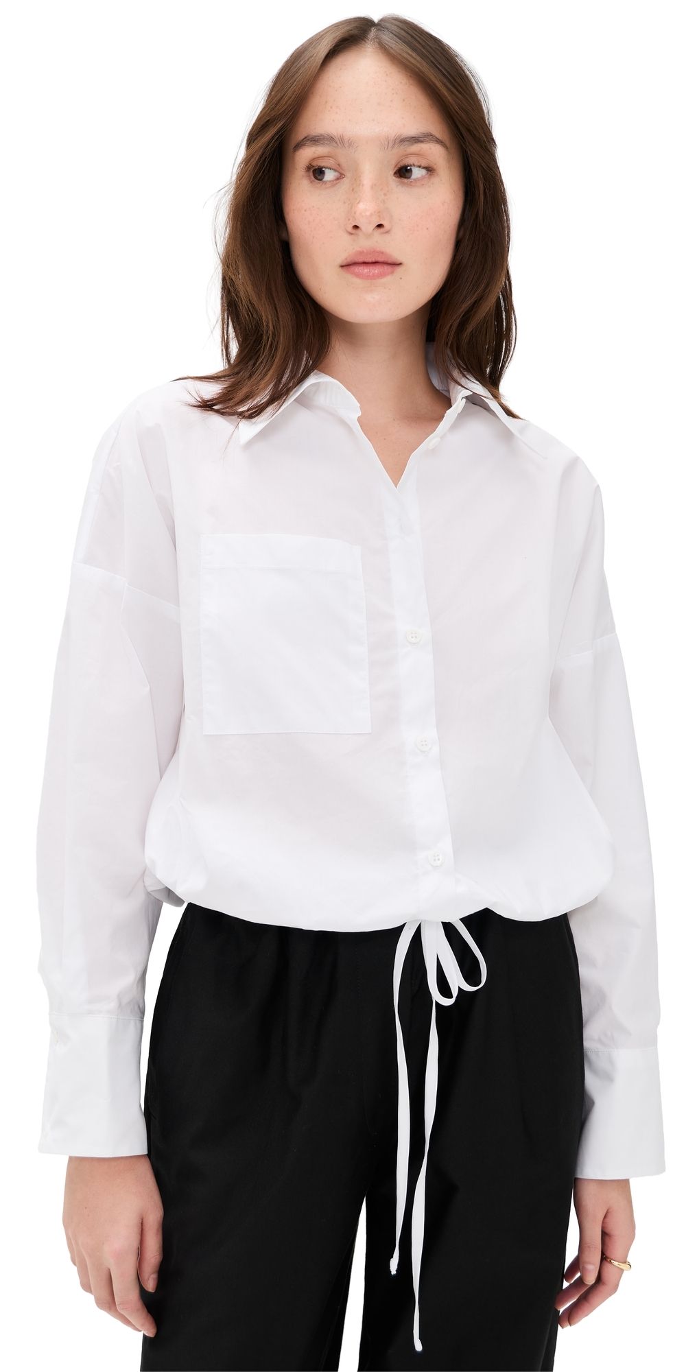 Secular Romi Button Down Shirt White XS