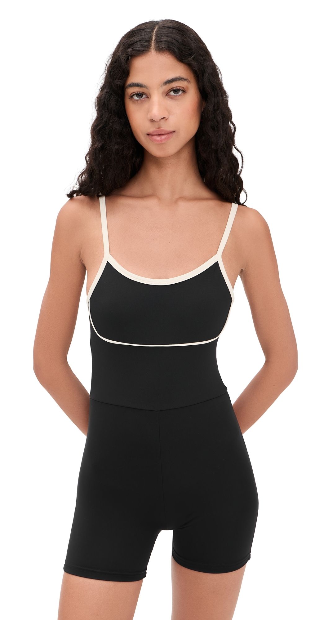 Strut This The Lyla Jumpsuit Black/Shell XS