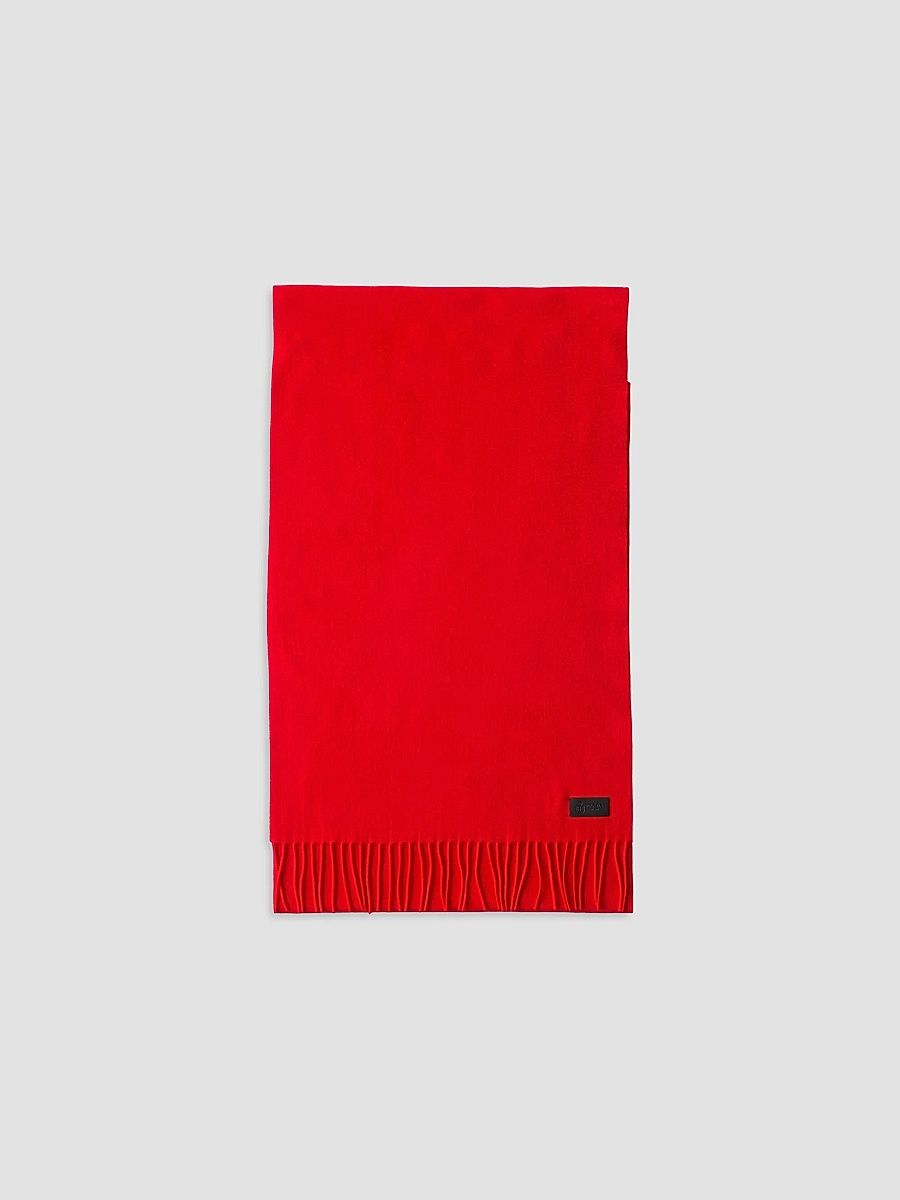 Women's Cashmere Scarf - Red