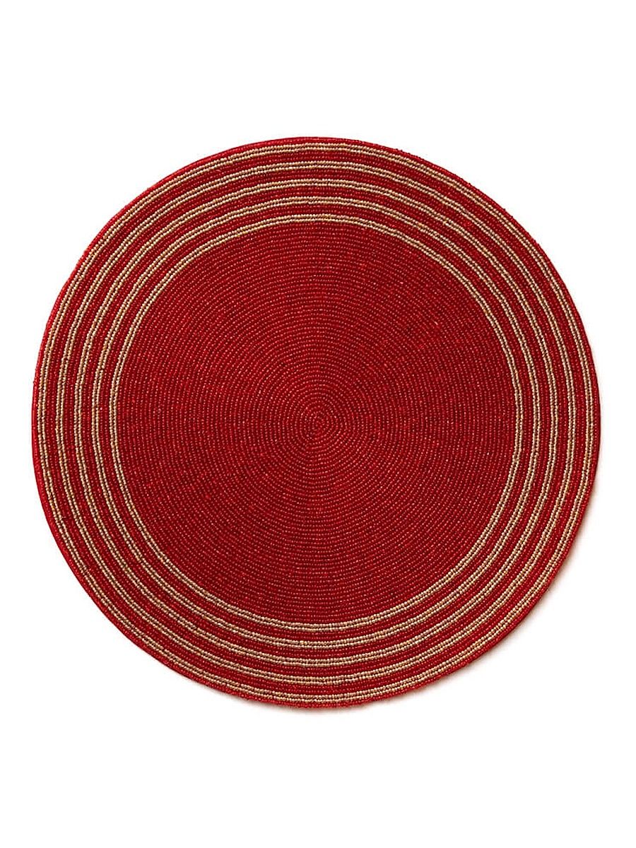 Sparkle Placemats, Set of 2 - Red
