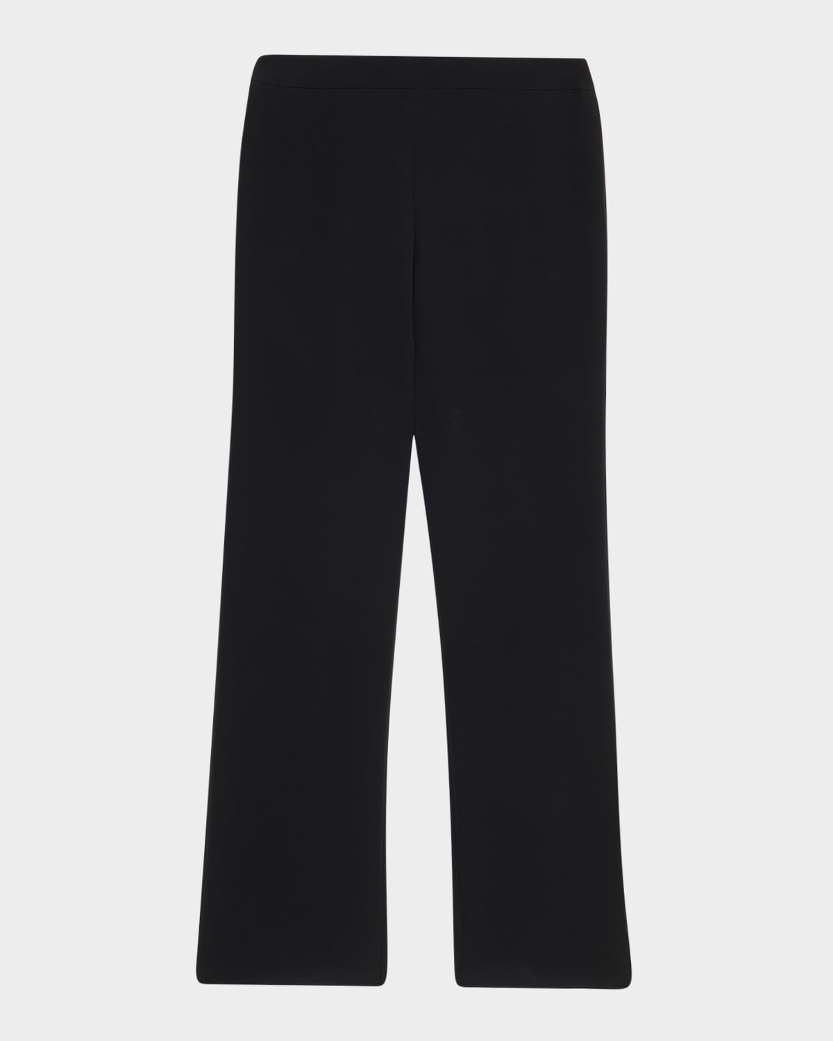 Wide Leg Silk Cady Trousers