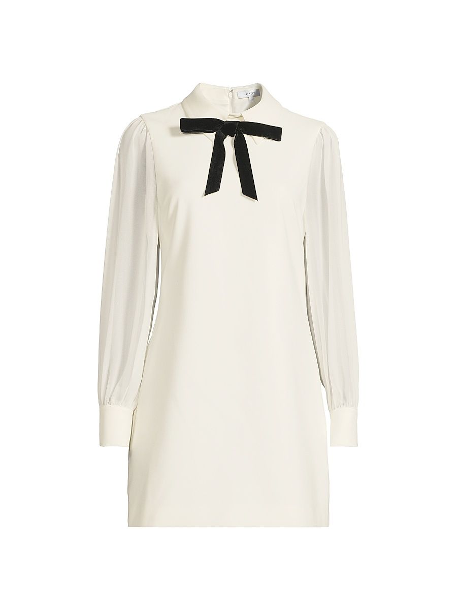 Women's Milana Bow Minidress - White - Size 14