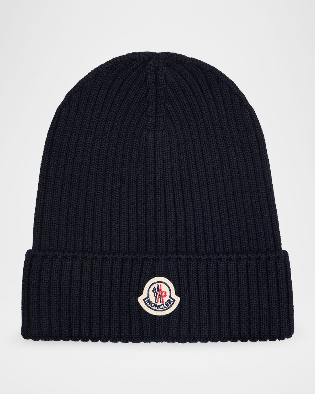 Boy & apos;s Logo Ribbed Wool Beanie