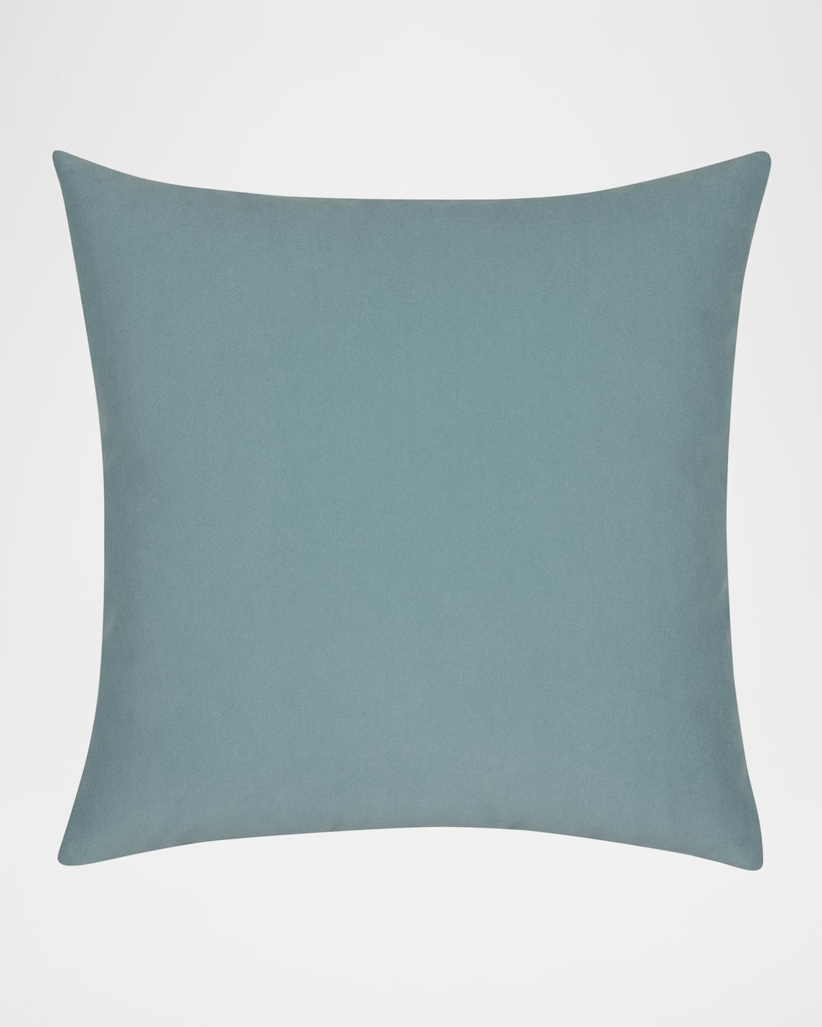 Lush Velvet Corded Indoor/Outdoor Pillow, 20" Square