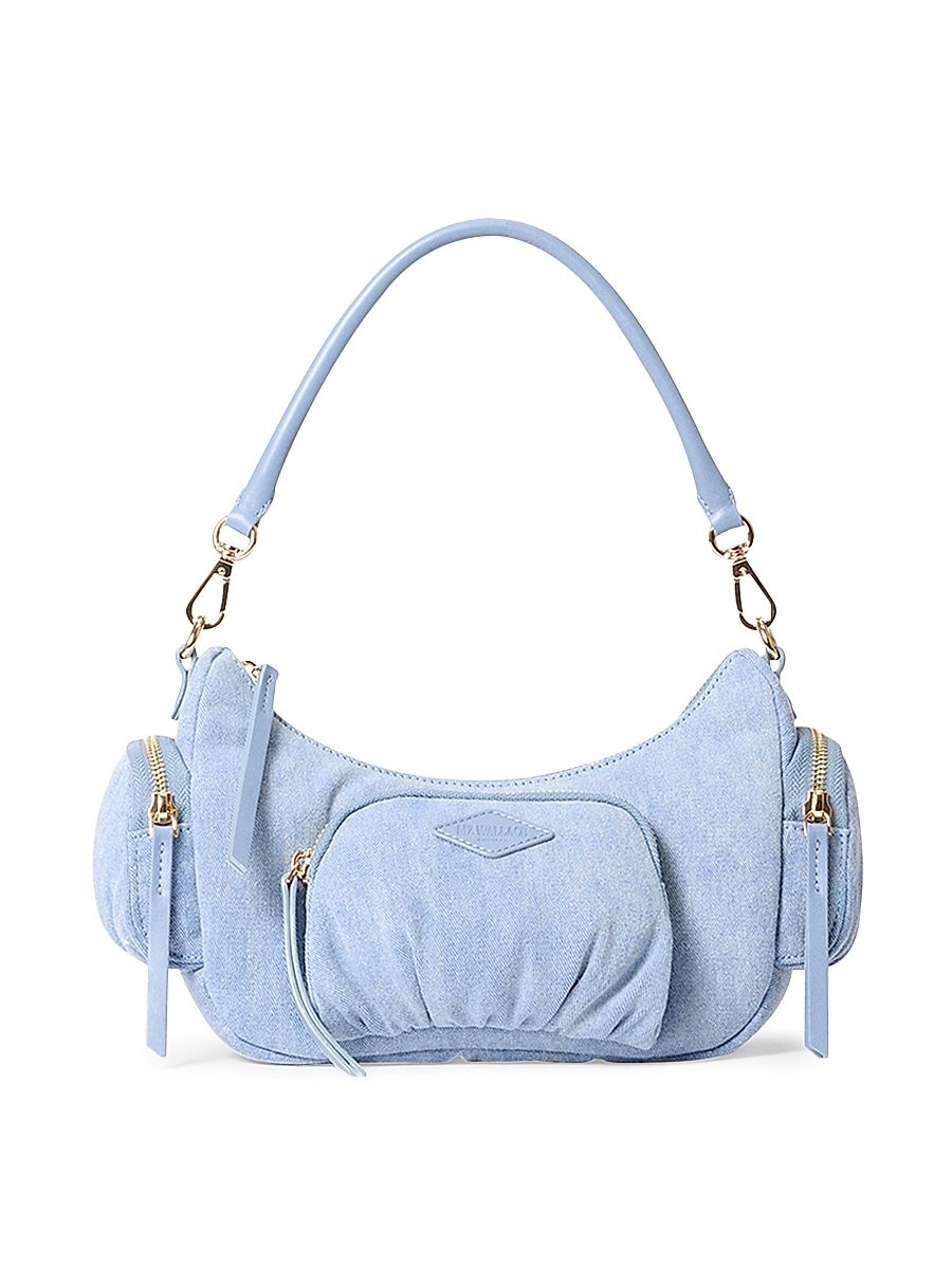 Women's Small Chelsea Denim Shoulder Bag - Blue