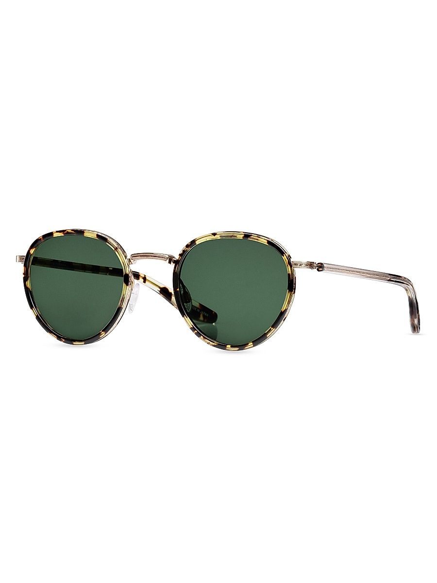 Men's Echelon Round 48MM Sunglasses - Heroine Chic Green