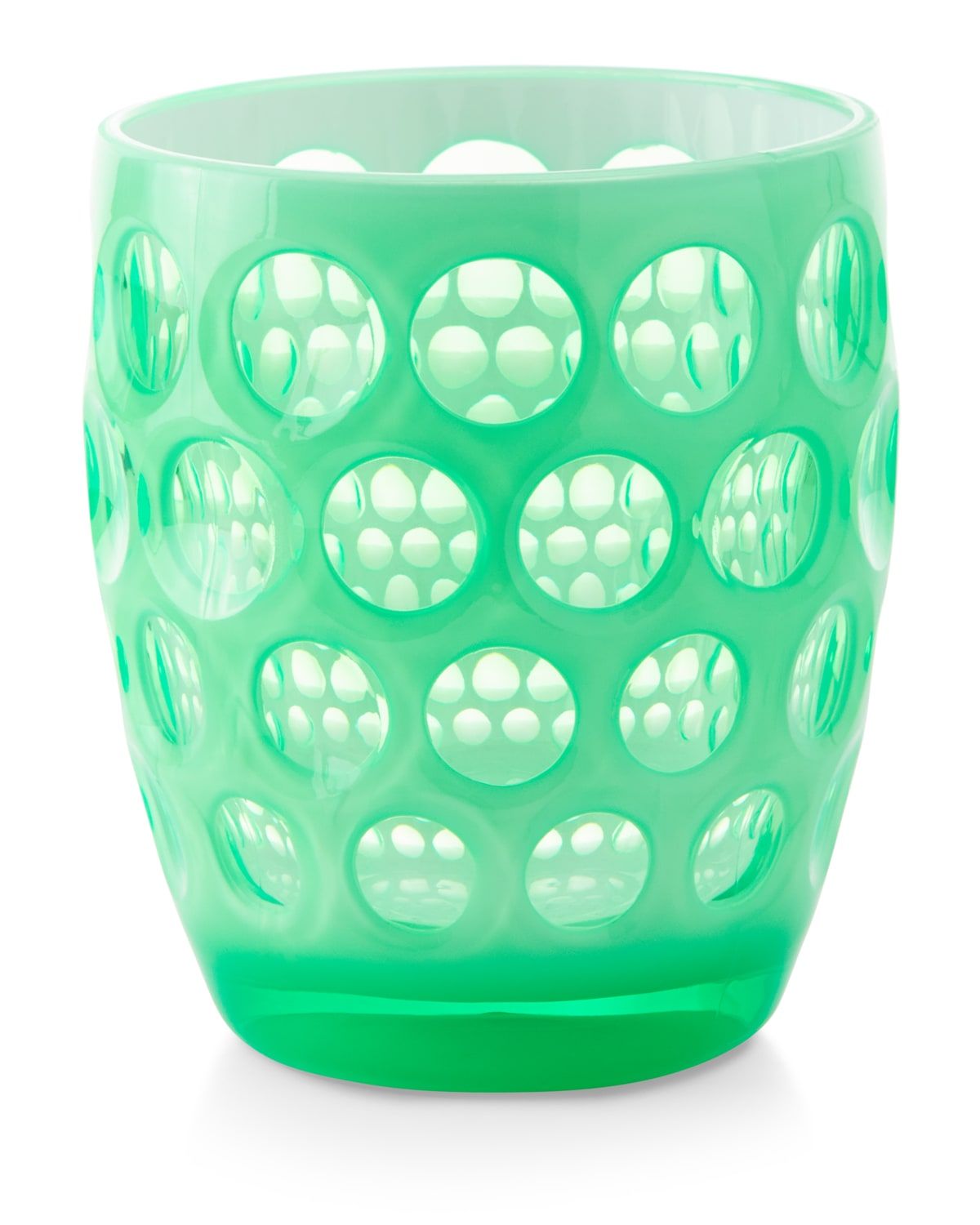 Lente Fluo Acrylic Drinking Glass, Green