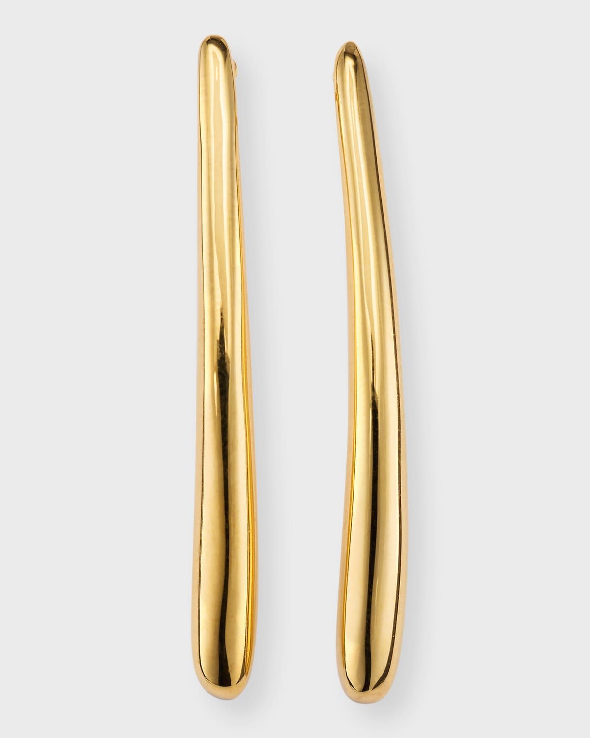 Golden Dreams 18K Yellow Gold Linear Bar Earrings