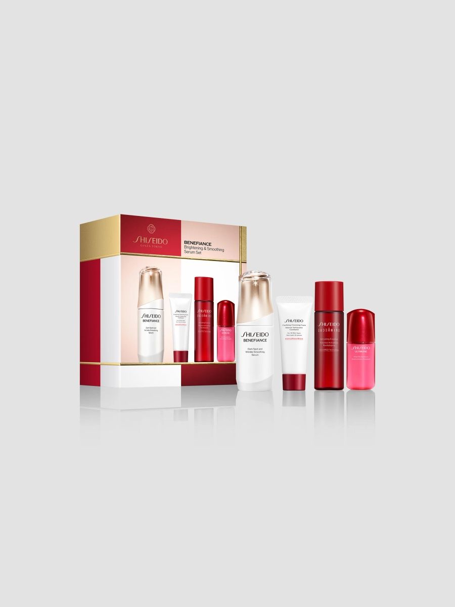 Shiseido 4-Piece Benefiance Brightening & Smoothing Gift Set