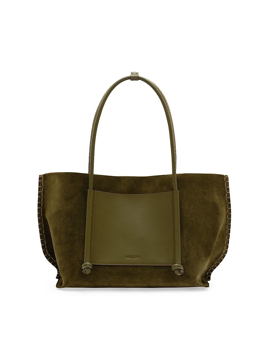 Women's Rylie Suede Tote Bag - Rosemary