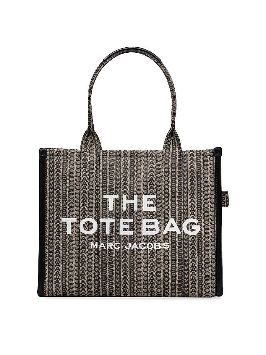 Women's The Monogram Large Tote - Beige Multi