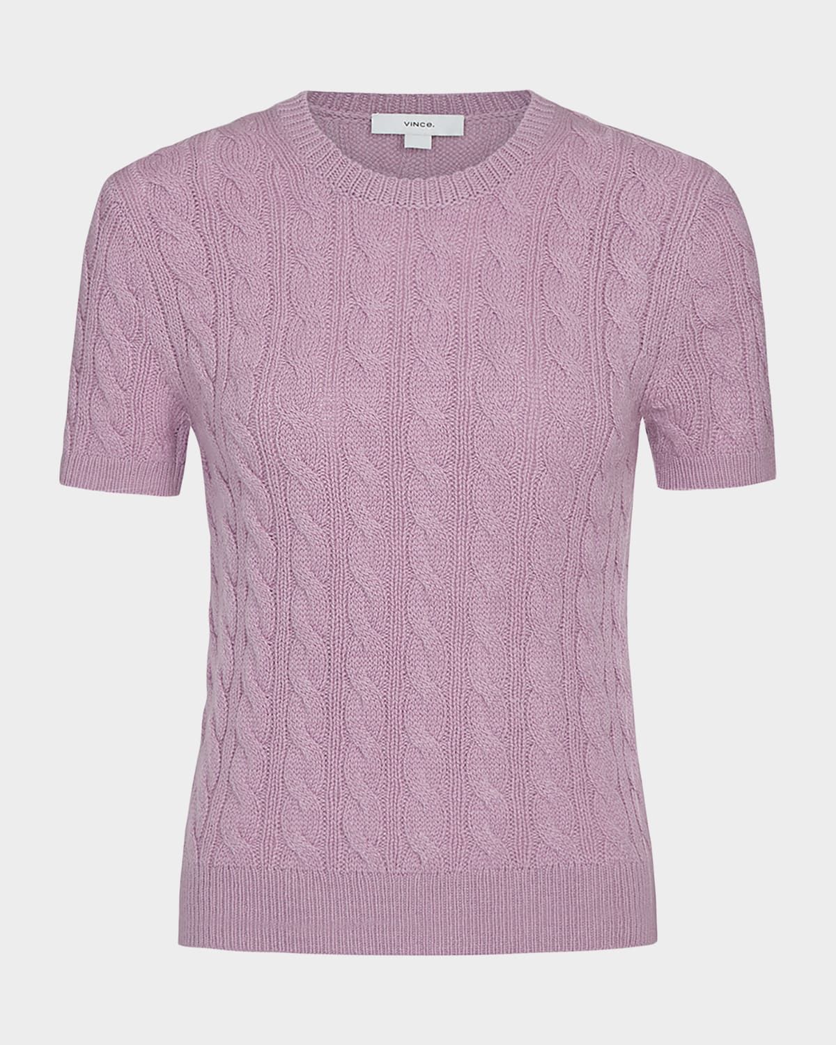 Cable-Knit Cashmere-Blend Sweater