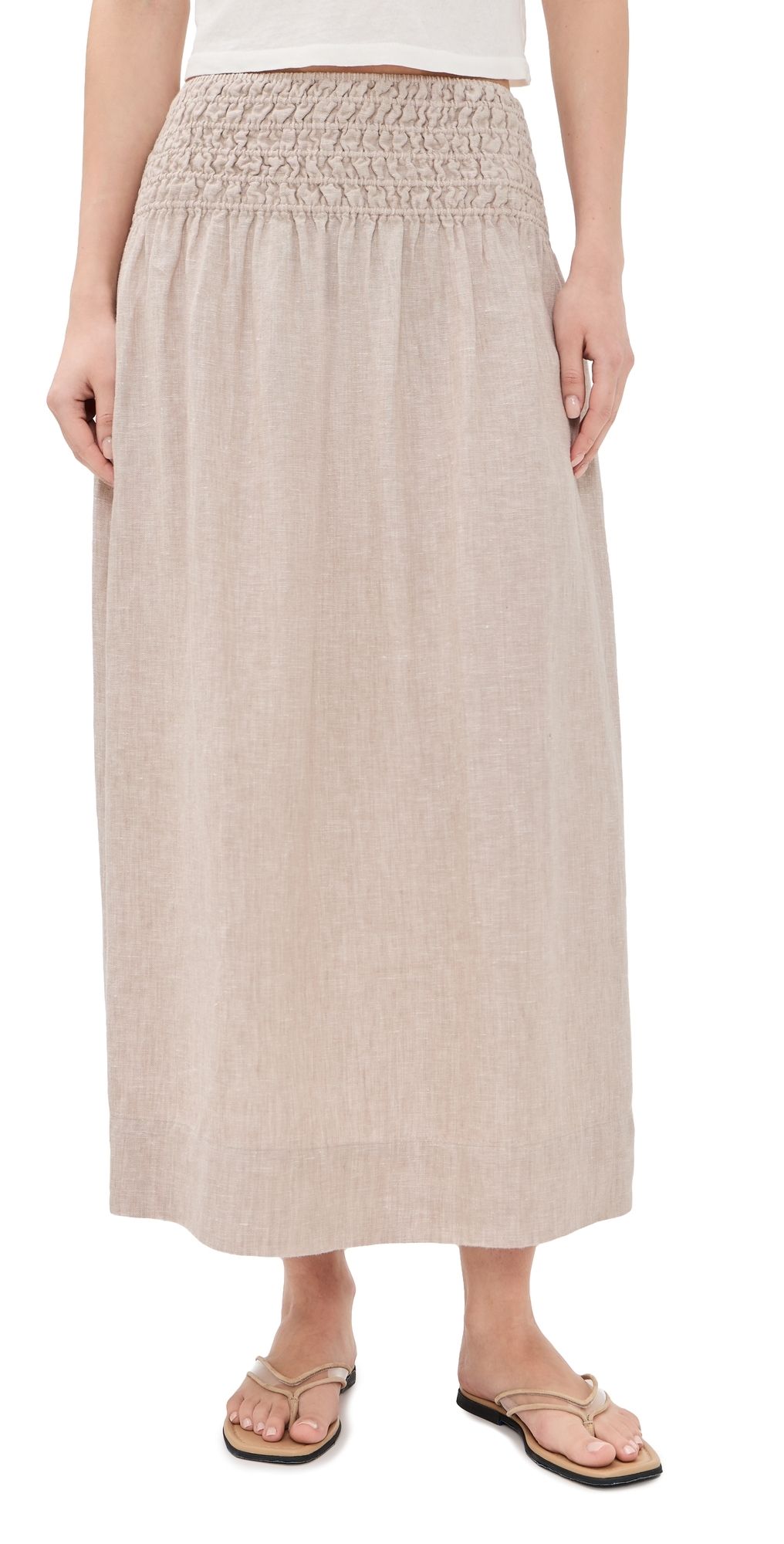 RAILS Alessa Skirt Heathered Flax S