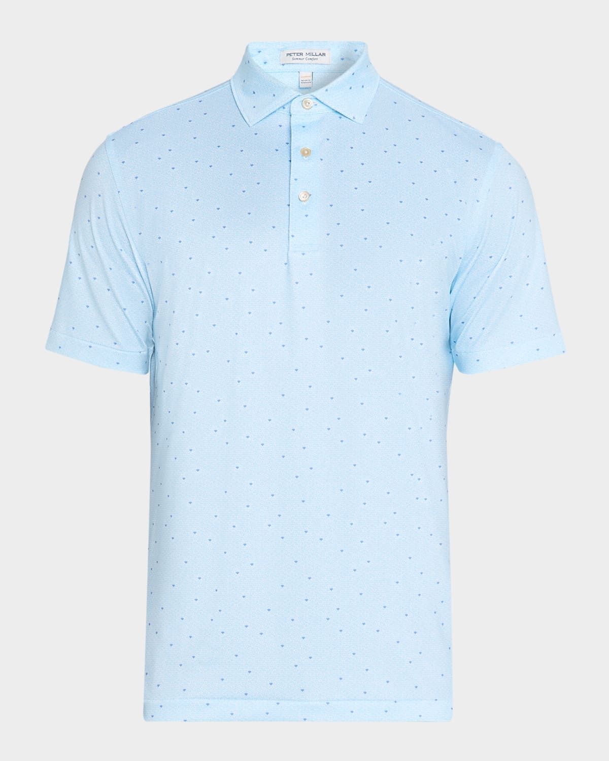 Men & apos;s Tequila Sunrise Performance Jersey Polo