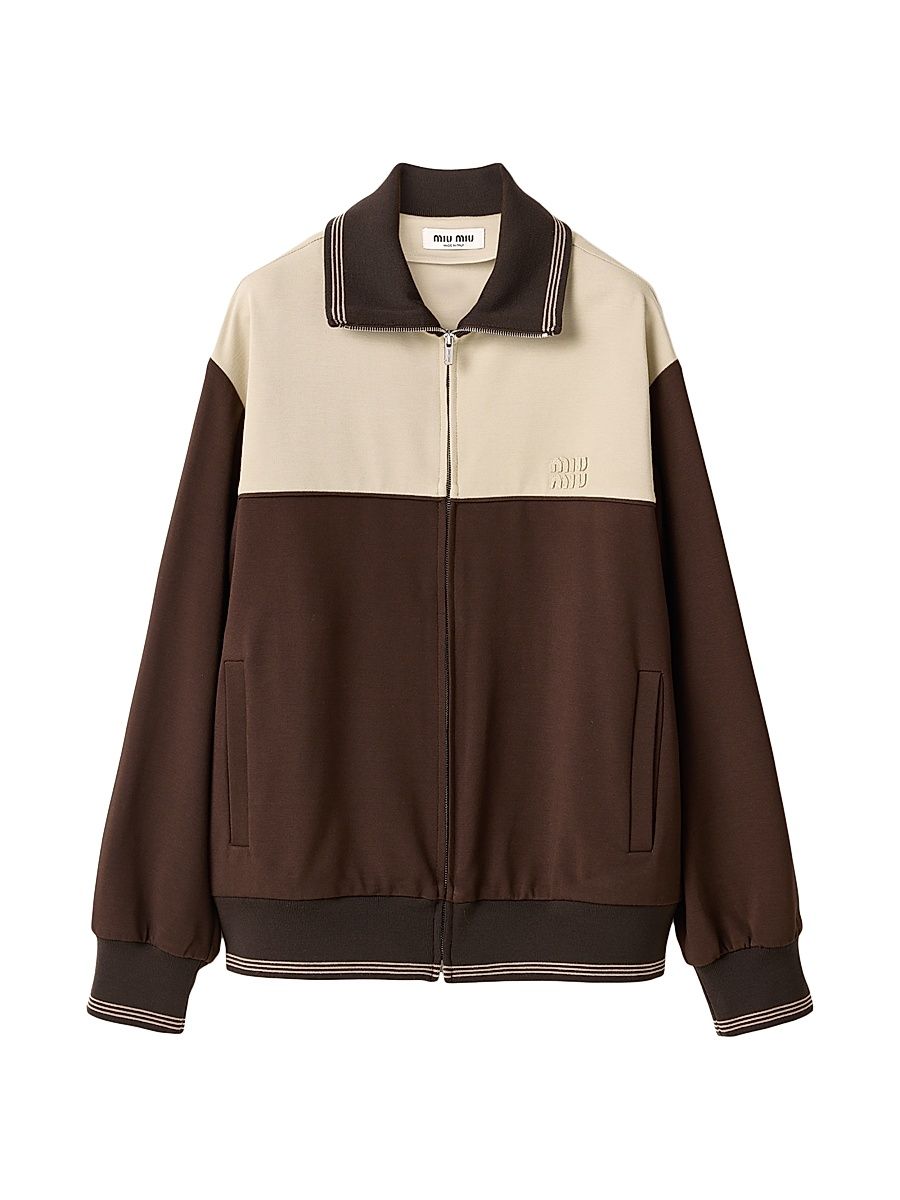 Women's Zipper Sweatshirt - Brown - Size XS