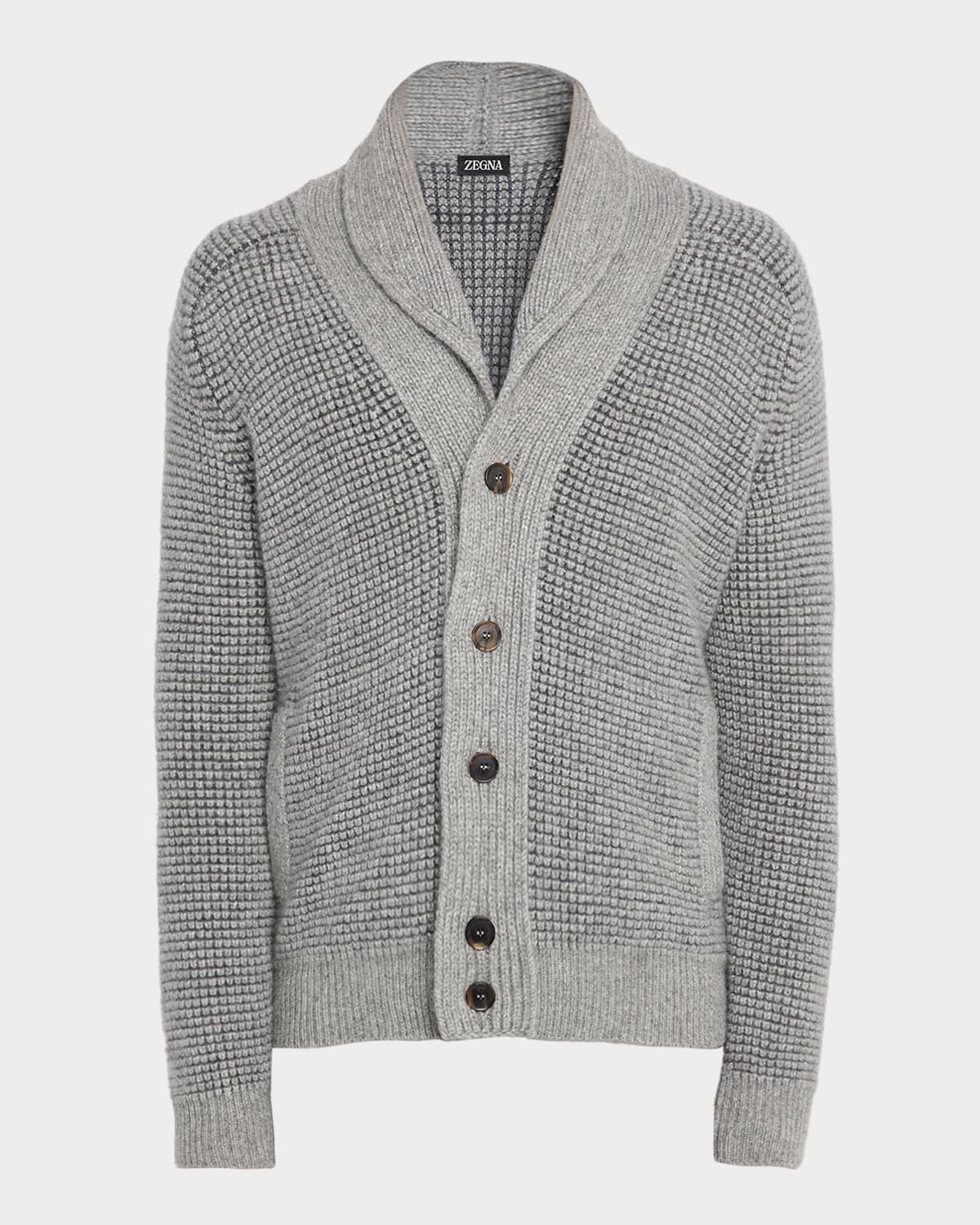 Men & apos;s Jacquard Knit Cardigan