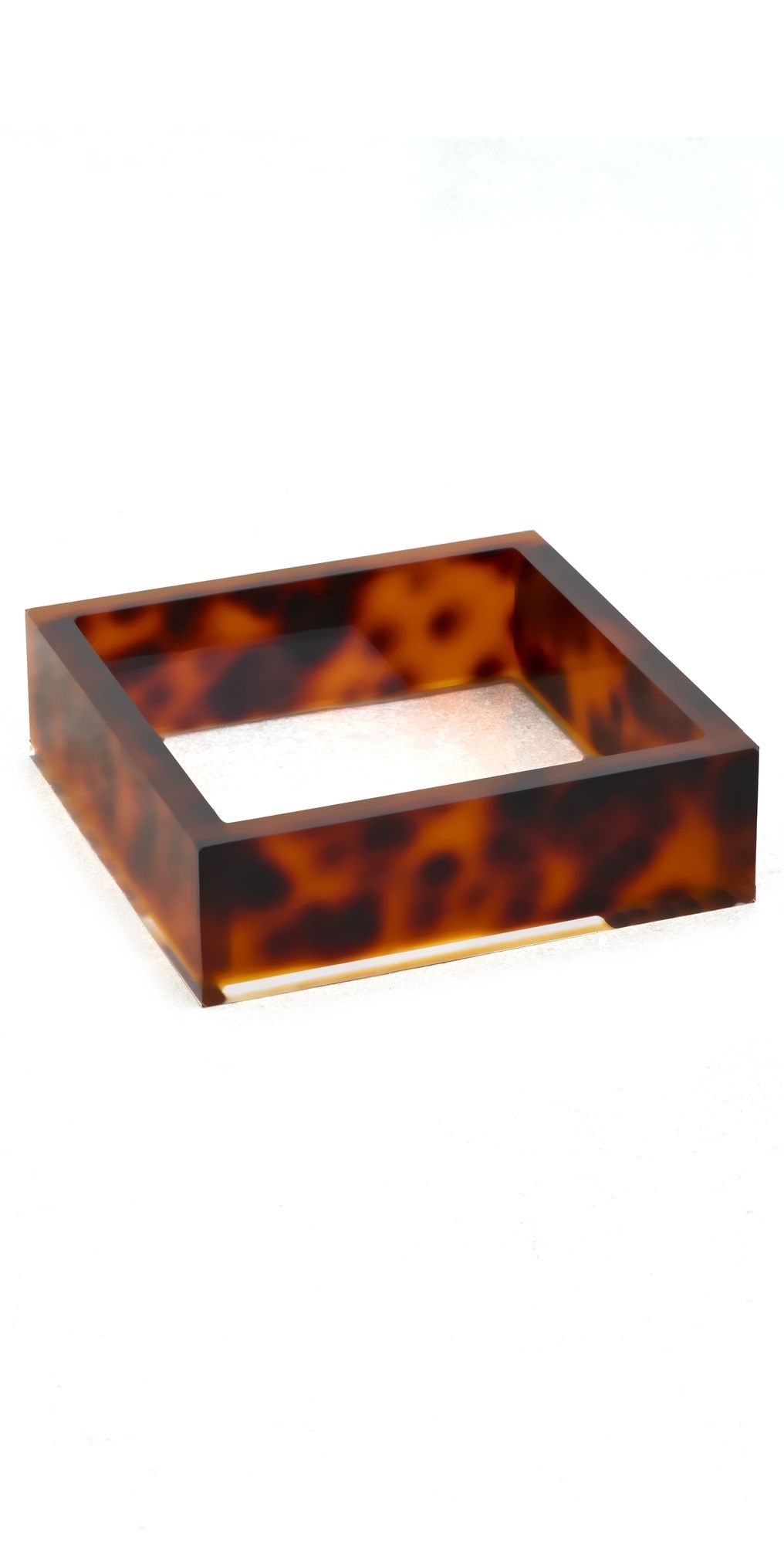 Tizo Design Lucite Tortoise Napkin Holder Tortoise One Size