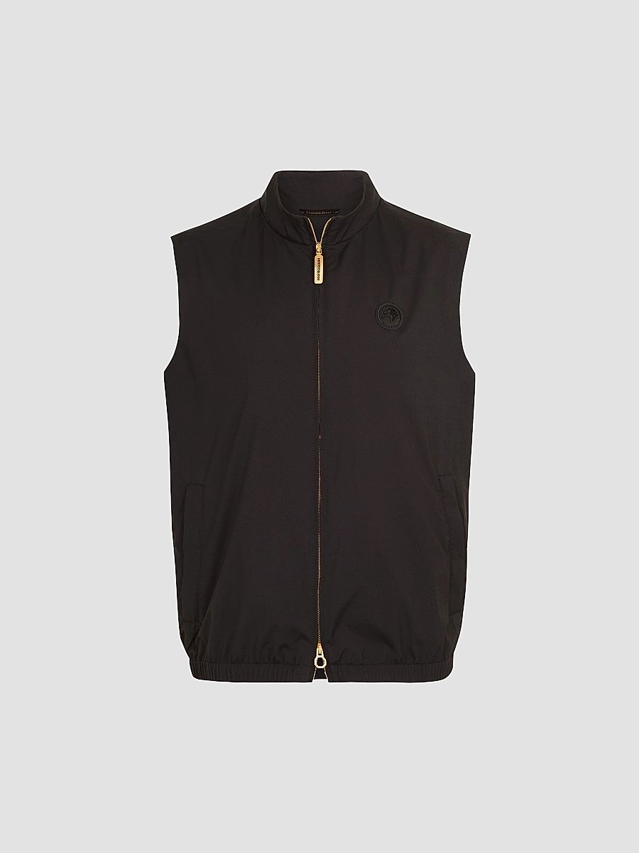 Stefano Ricci Men's Italian Refined Luxurious Sport Vest - Black - Size 52