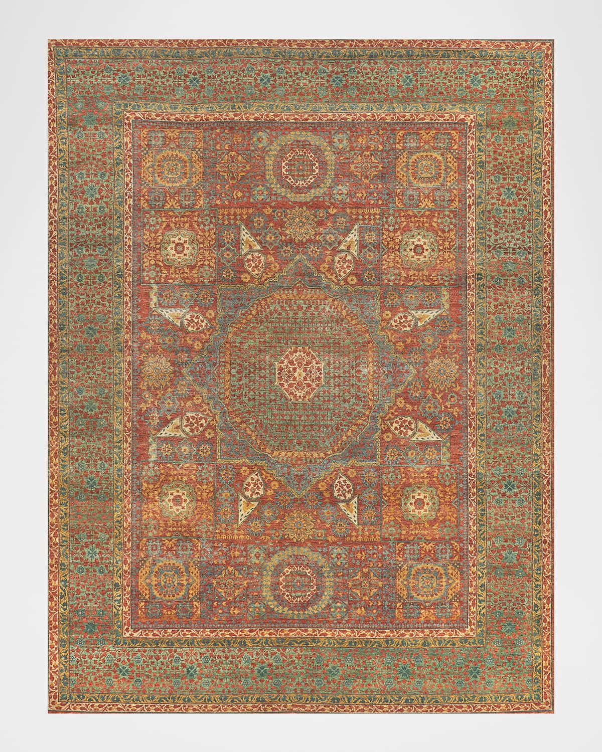 Gable Colors Hand Knotted Rug