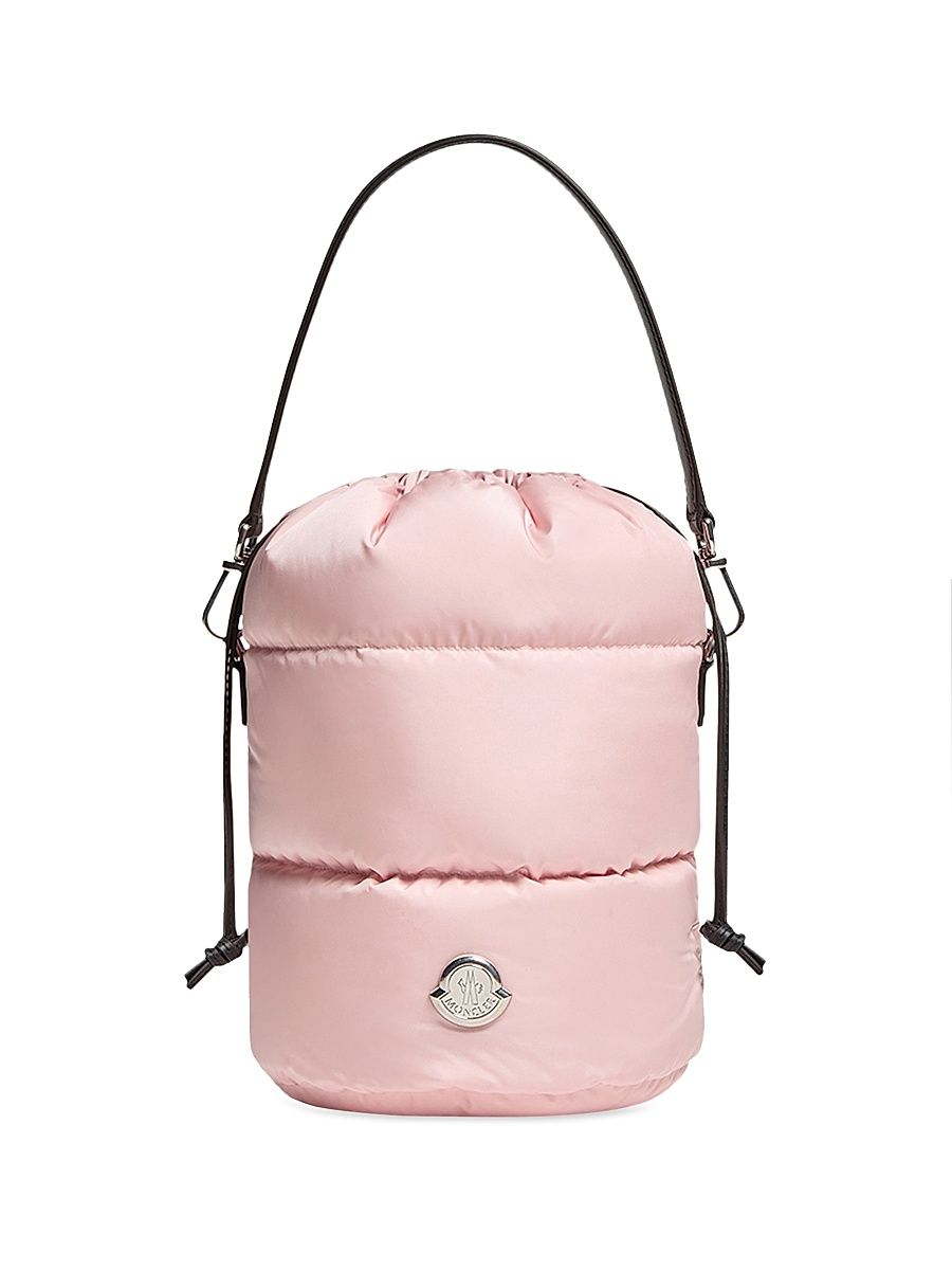 Women's Caradoc Bucket Bag in Nylon - Pink