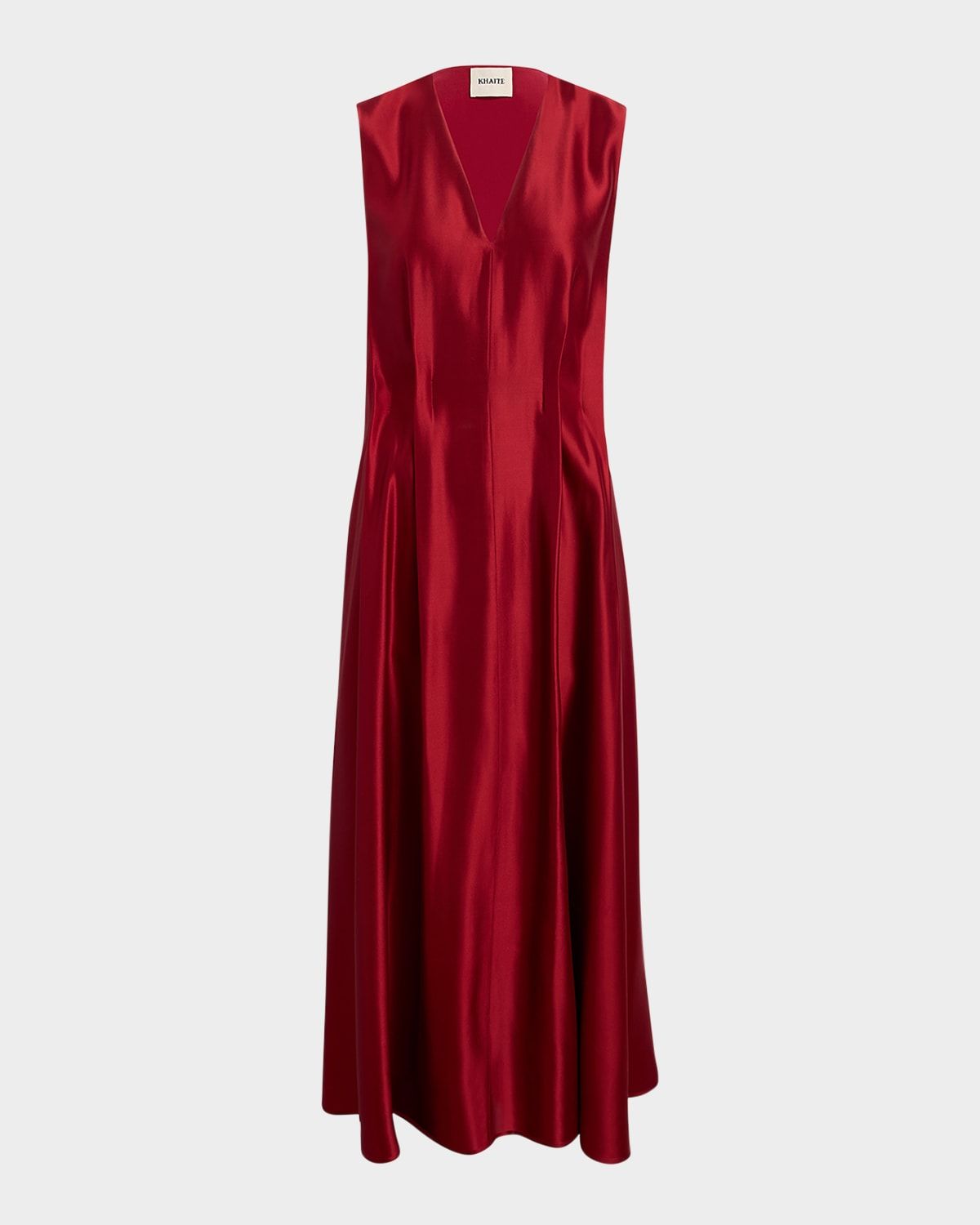 Syd V-Neck Sleeveless Satin Maxi Dress