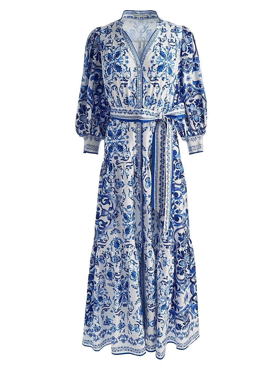 Women's Cora Tiered Shirtdress - Solstice - Size XS