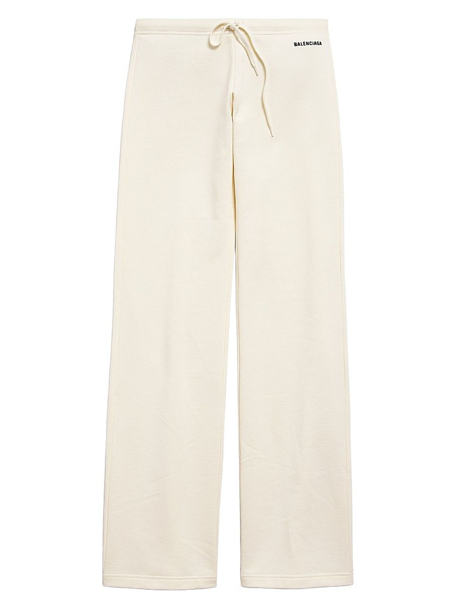 Women's Back Low Waist Sweatpants - Cream - Size Small