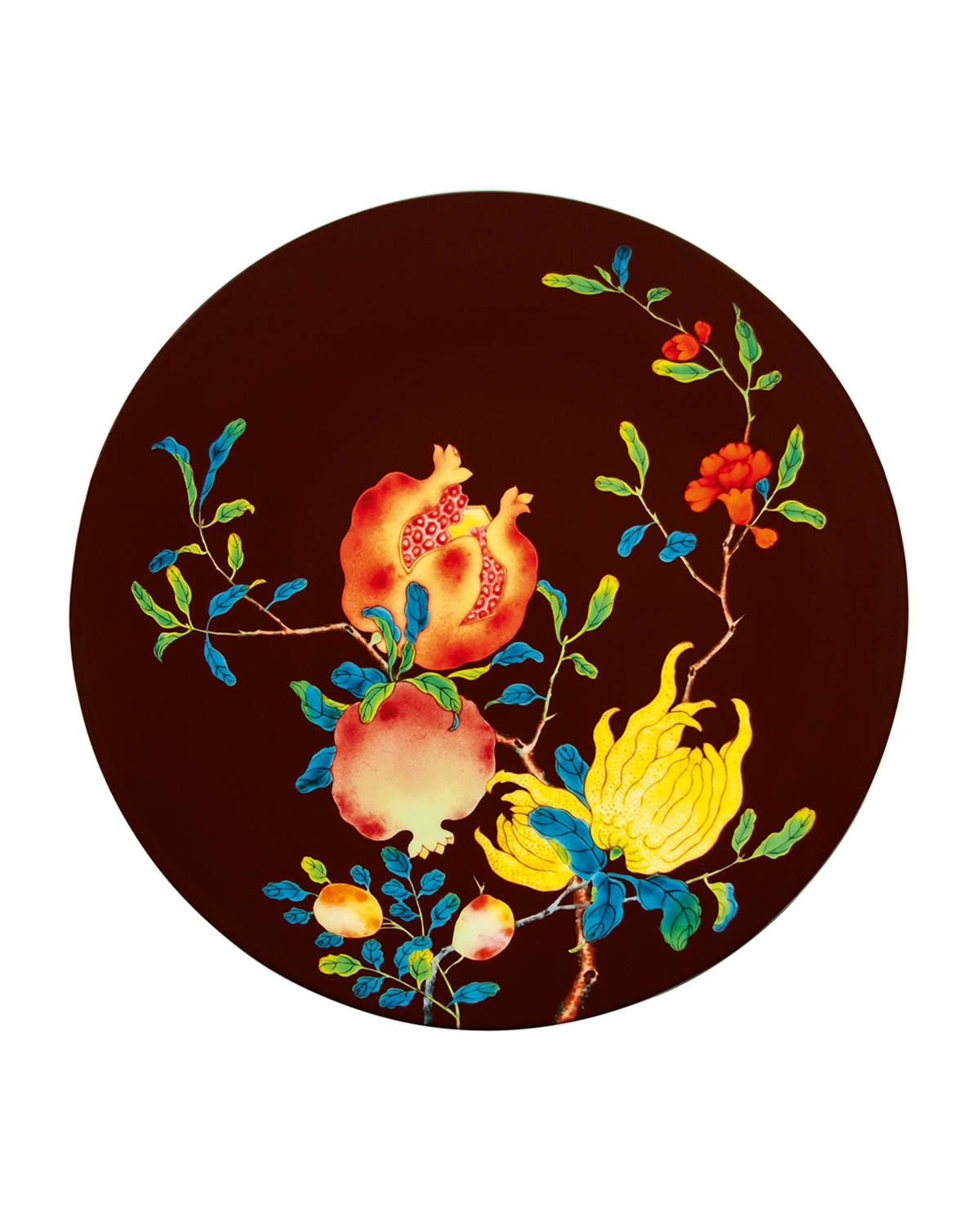 Harmonia Chocolate Buffet Plate Coupe