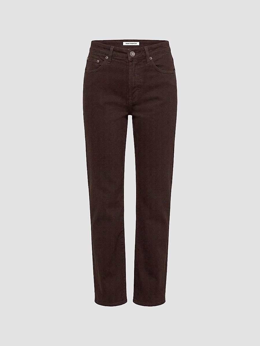 Women's Vintage Straight-Leg Jeans - Espresso - Size 8