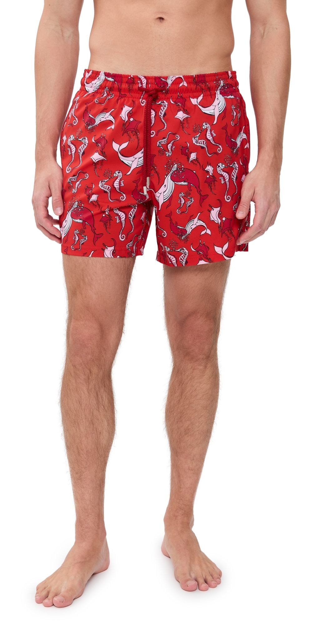 Vilebrequin Moorise Swim Trunks Coquelicot L