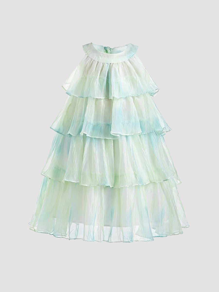 Little Girl's & Girl's Elisia Dress - Yellow Green - Size 5