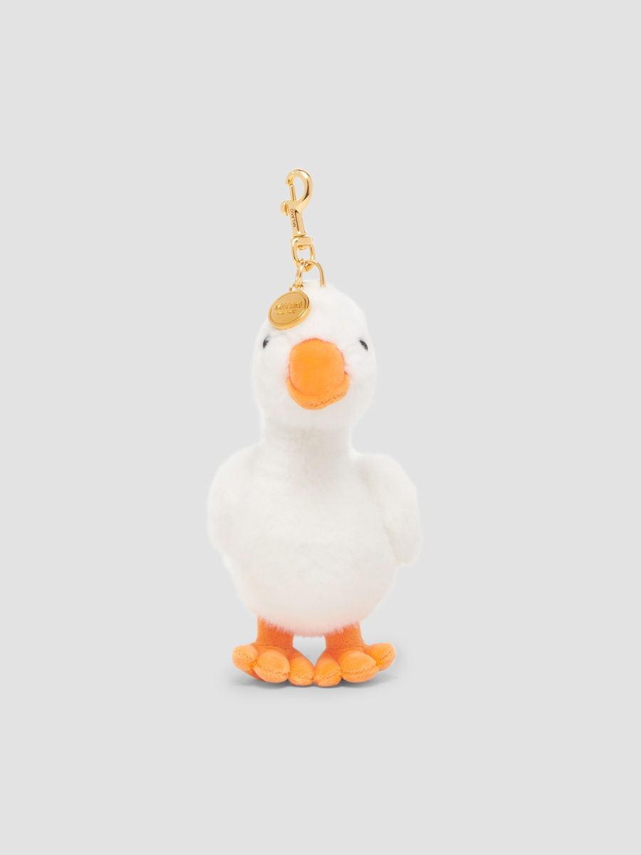 Moschino Men's Plush Duck Keychain - One Color