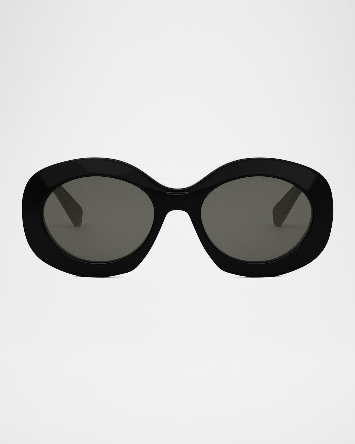 Triomphe Round Acetate Sunglasses