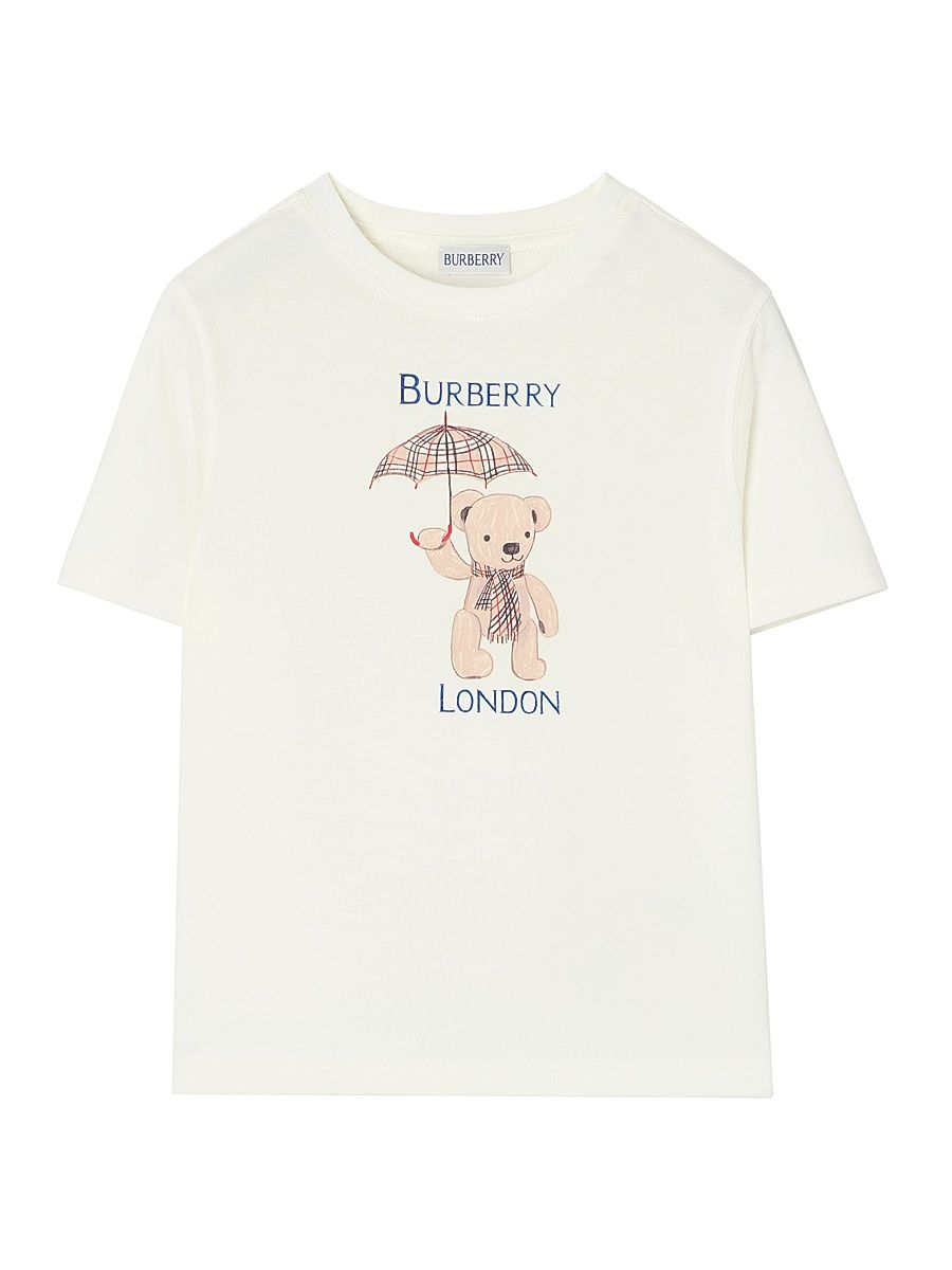 Baby Girl's, Little Girl's & Girl's Thomas Bear Umbrella T-Shirt - Chalk White - Size 6 Months