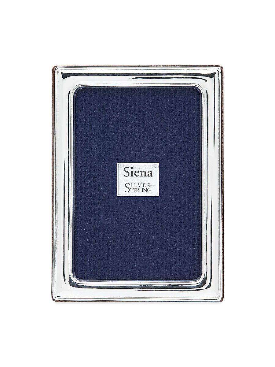 Siena Sterling Silver Classic Frame - Silver - Size Small