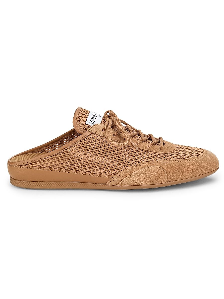 Women's Sunny Diamond Mesh Slip-On Sneakers - Latte Toffee - Size 12