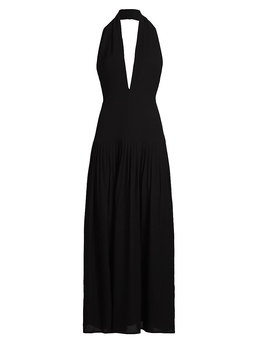 Women's Tala Halterneck Maxi Dress - Black - Size 10
