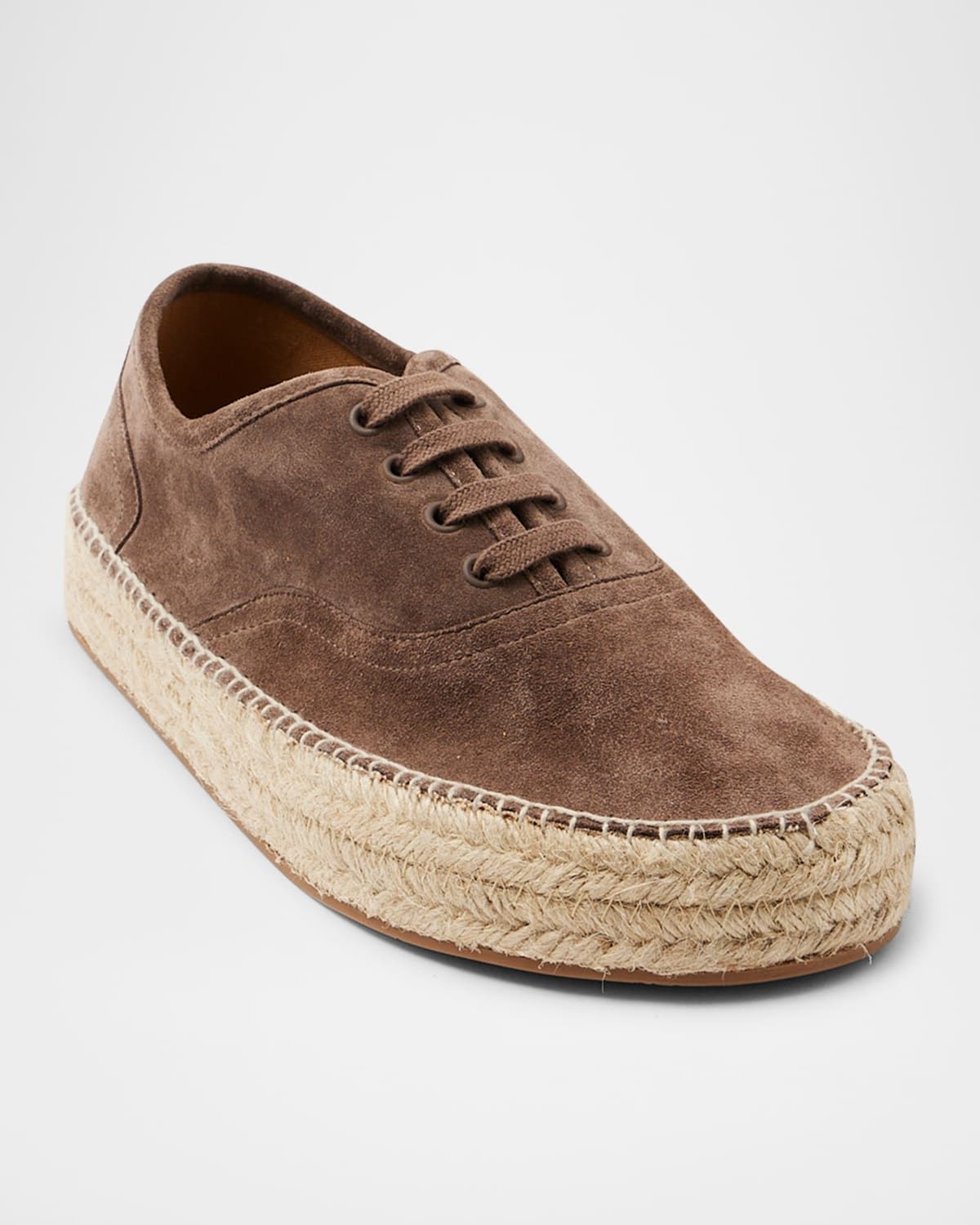 Men & apos;s Suede Lace-Up Espadrilles