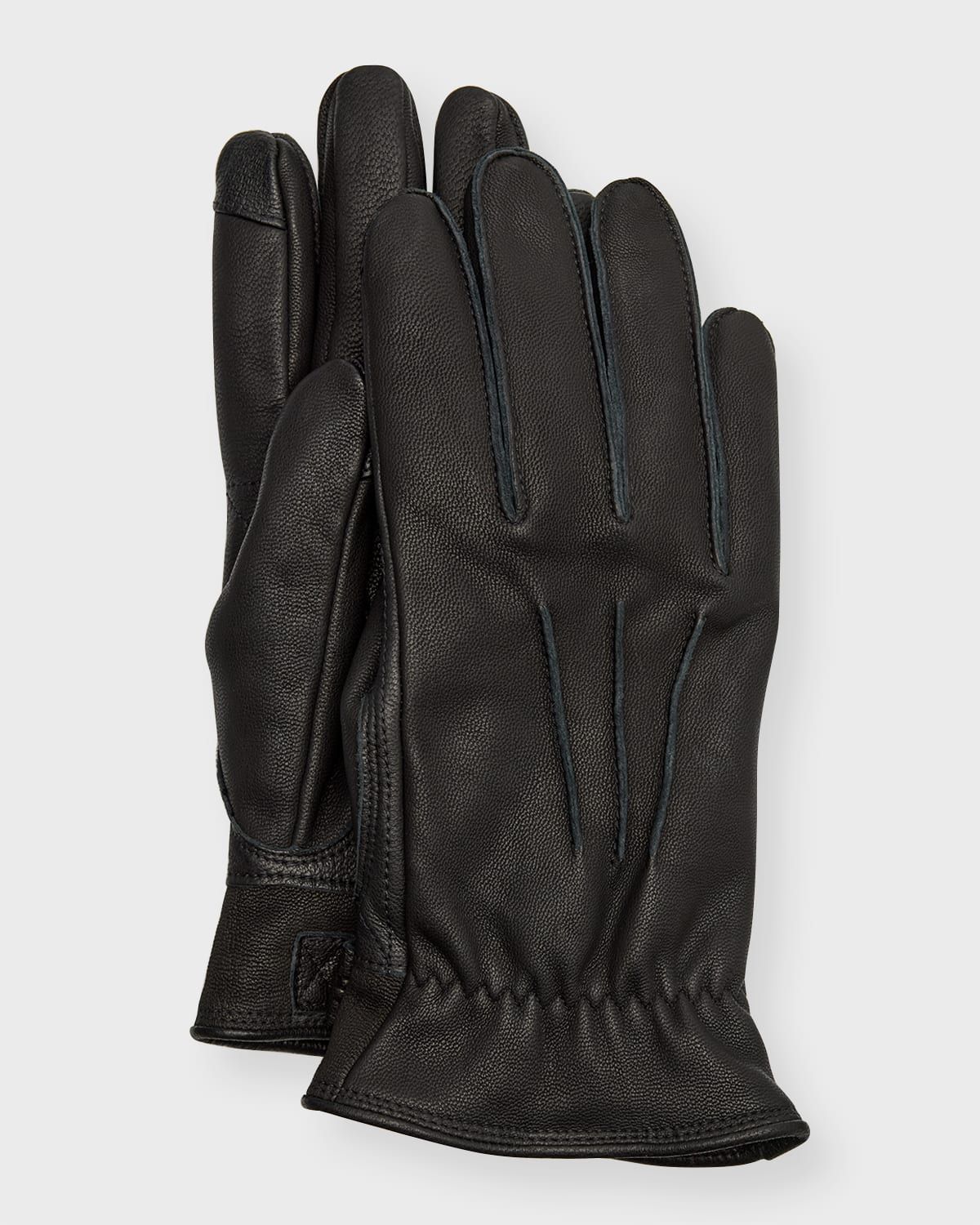Men & apos;s 3 Point Leather Gloves