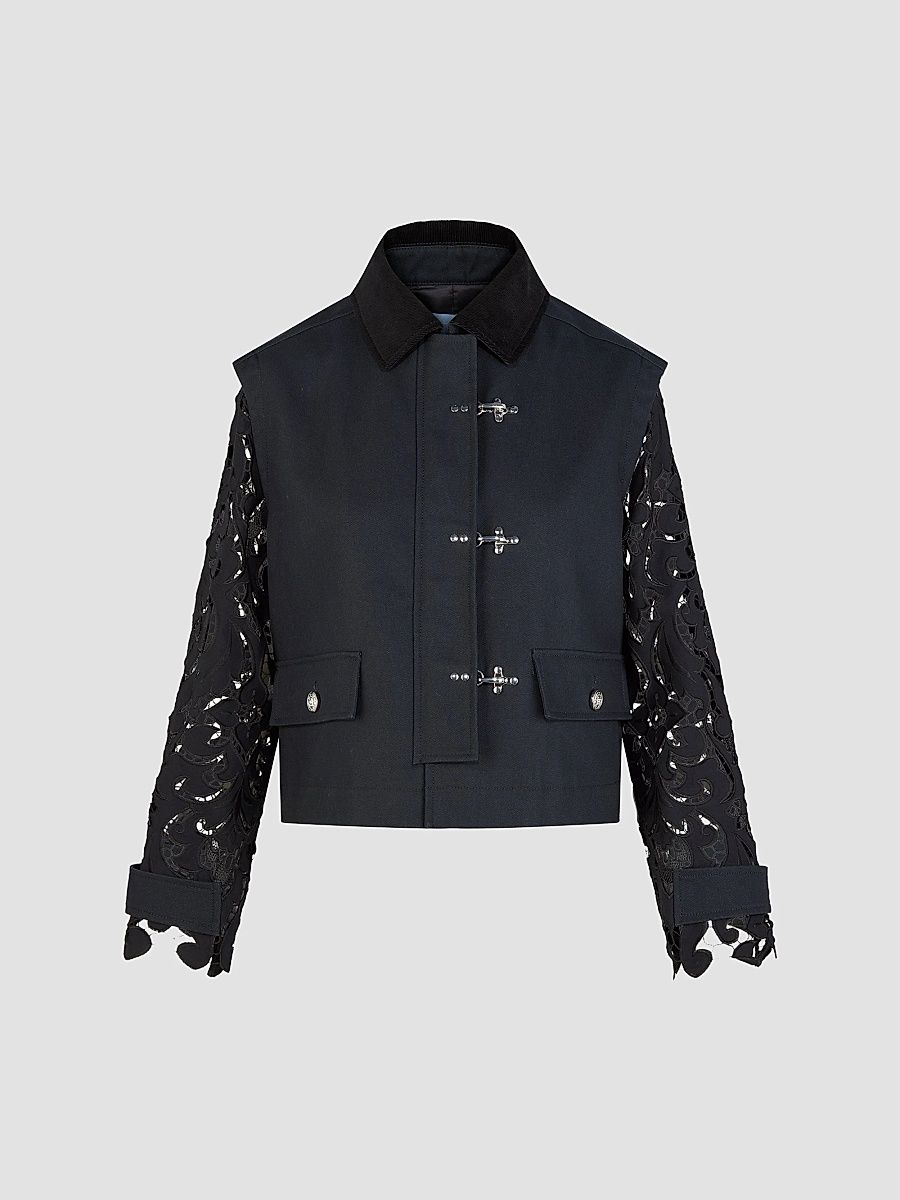 Hill House Home Women's The Clarisse Jacket - Black - Size XXL