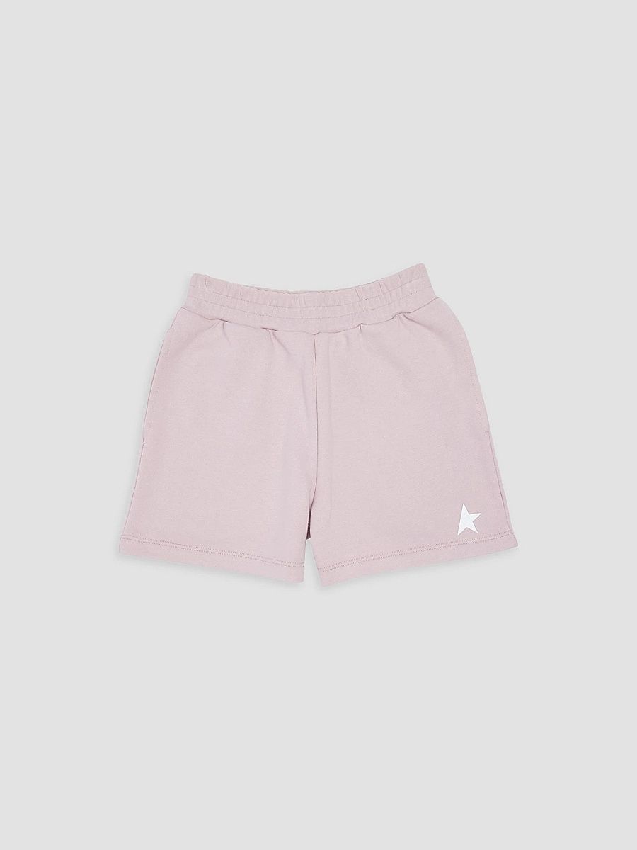 Golden Goose Girl's Little Girl's & Girl's Star-Printed Fleece Shorts - Pink - Size 8