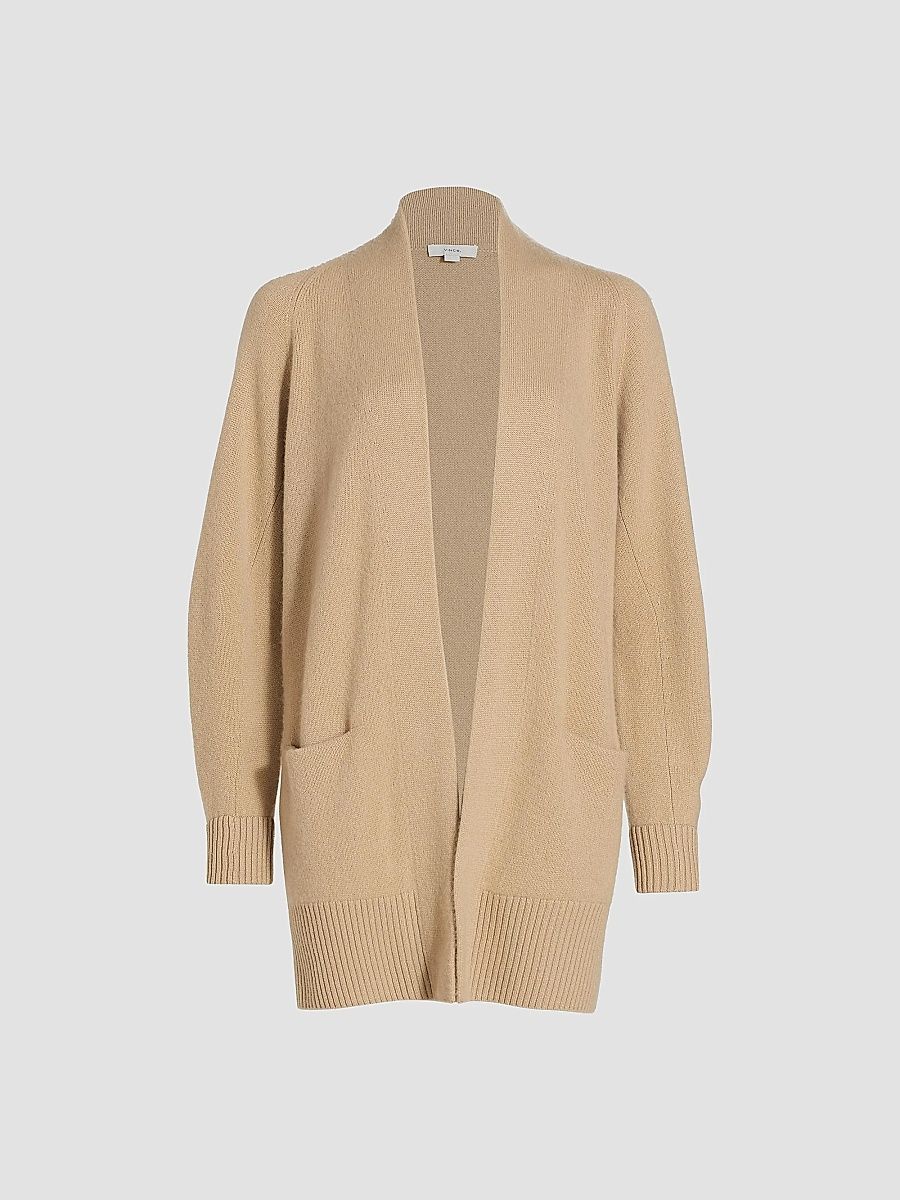 Vince Women's Shawl Collar Cardigan - Camel - Size XS