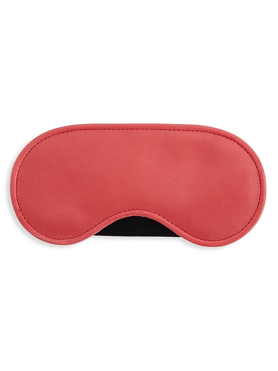 Luxe Leather Sleep Mask - Red