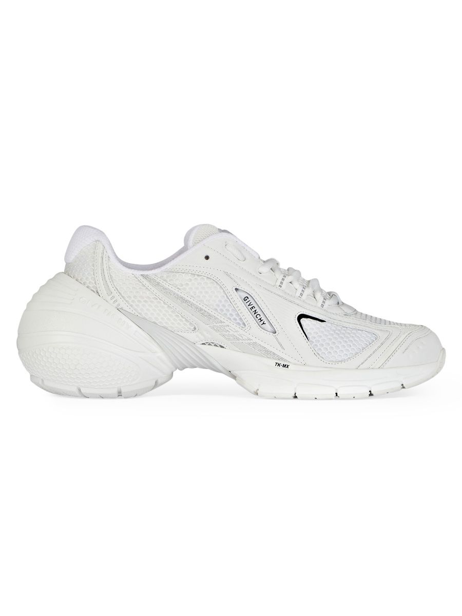 Givenchy Men's TK-MX Runner Sneakers In Mesh And Synthetic Leather - Ivory - Size 13