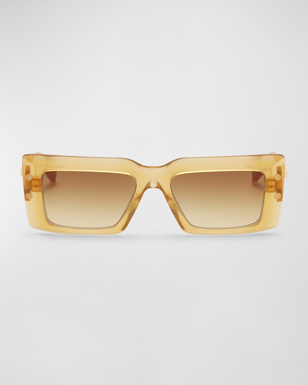 Imperial Acetate & Titanium Rectangle Sunglasses