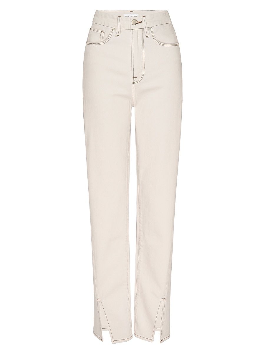 Women's Good Boy Straight Jeans - Pearl - Size 8